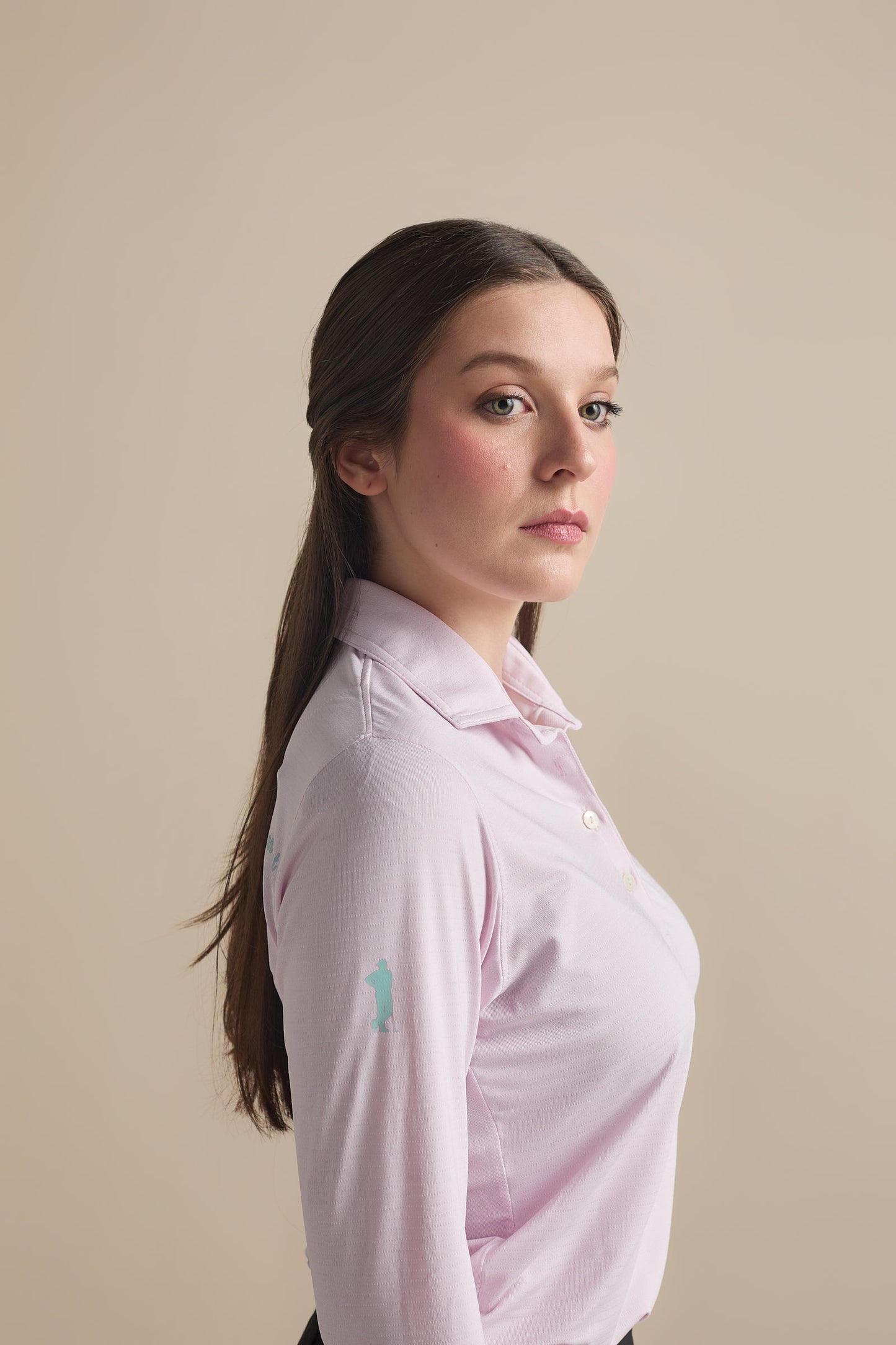 Women’s Pinky Promise Long Sleeve Polo