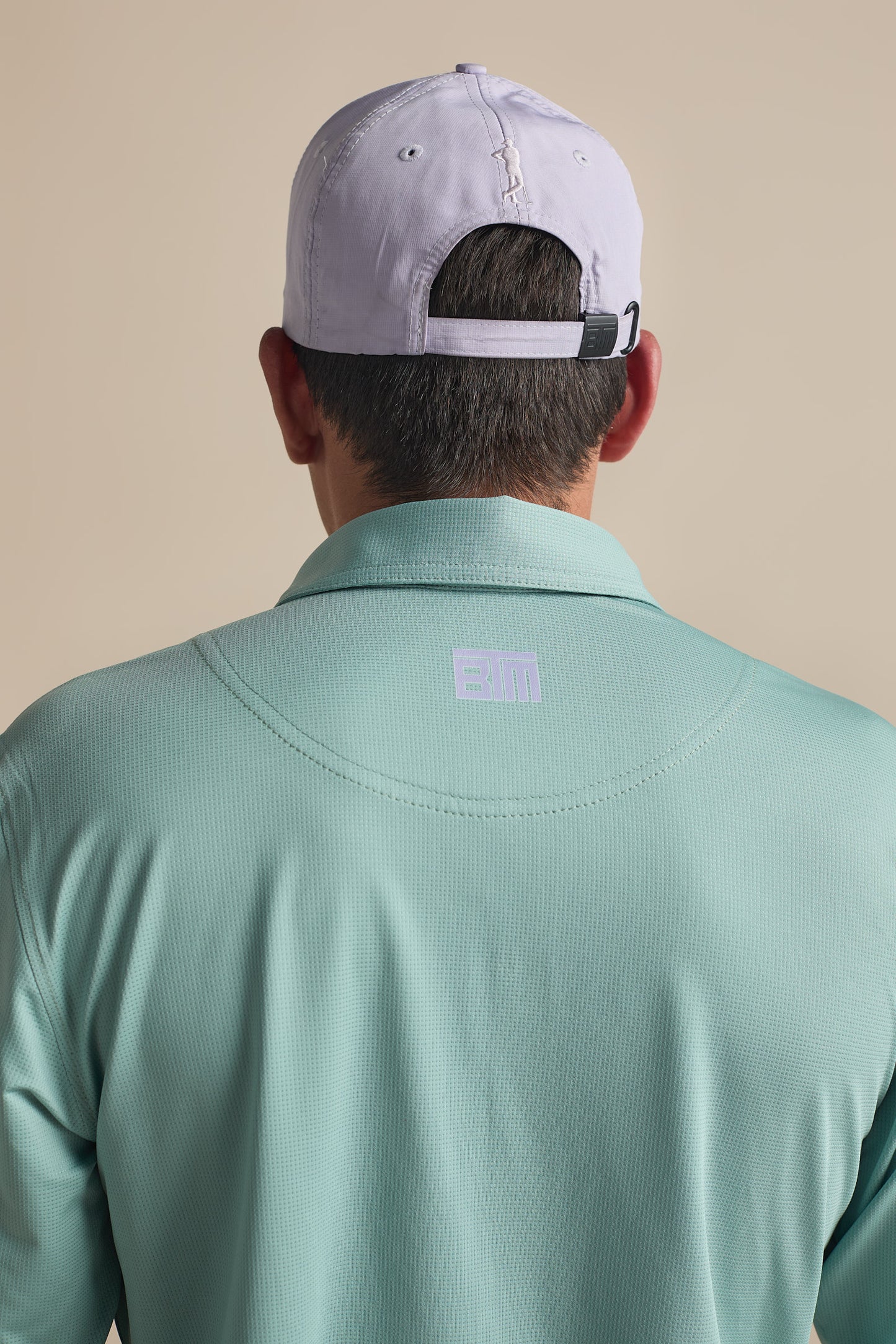 Aqua Emerald Long Sleeve Polo