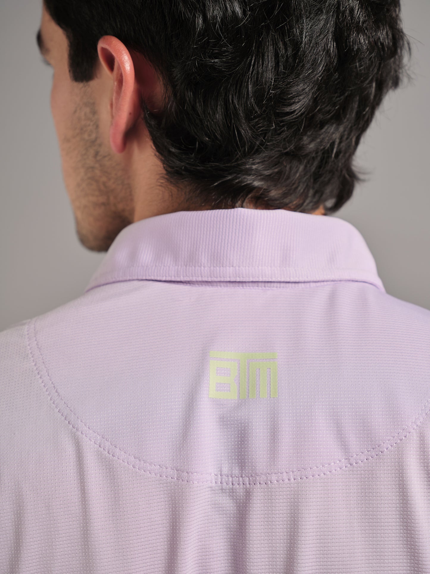 Polo de Golf para Hombre Lila – Manga Larga