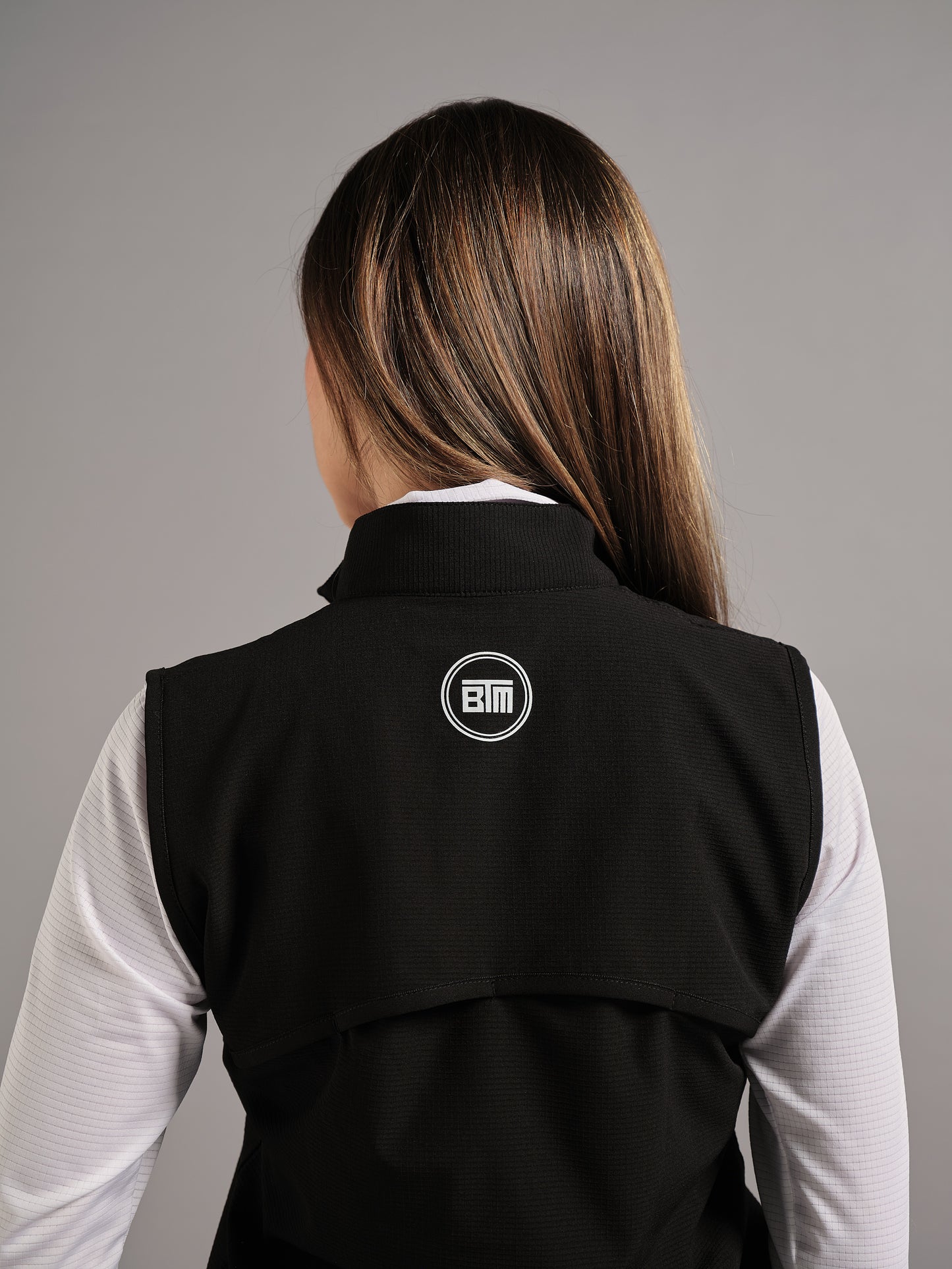 Chaleco Impermeable Negro – Mujer