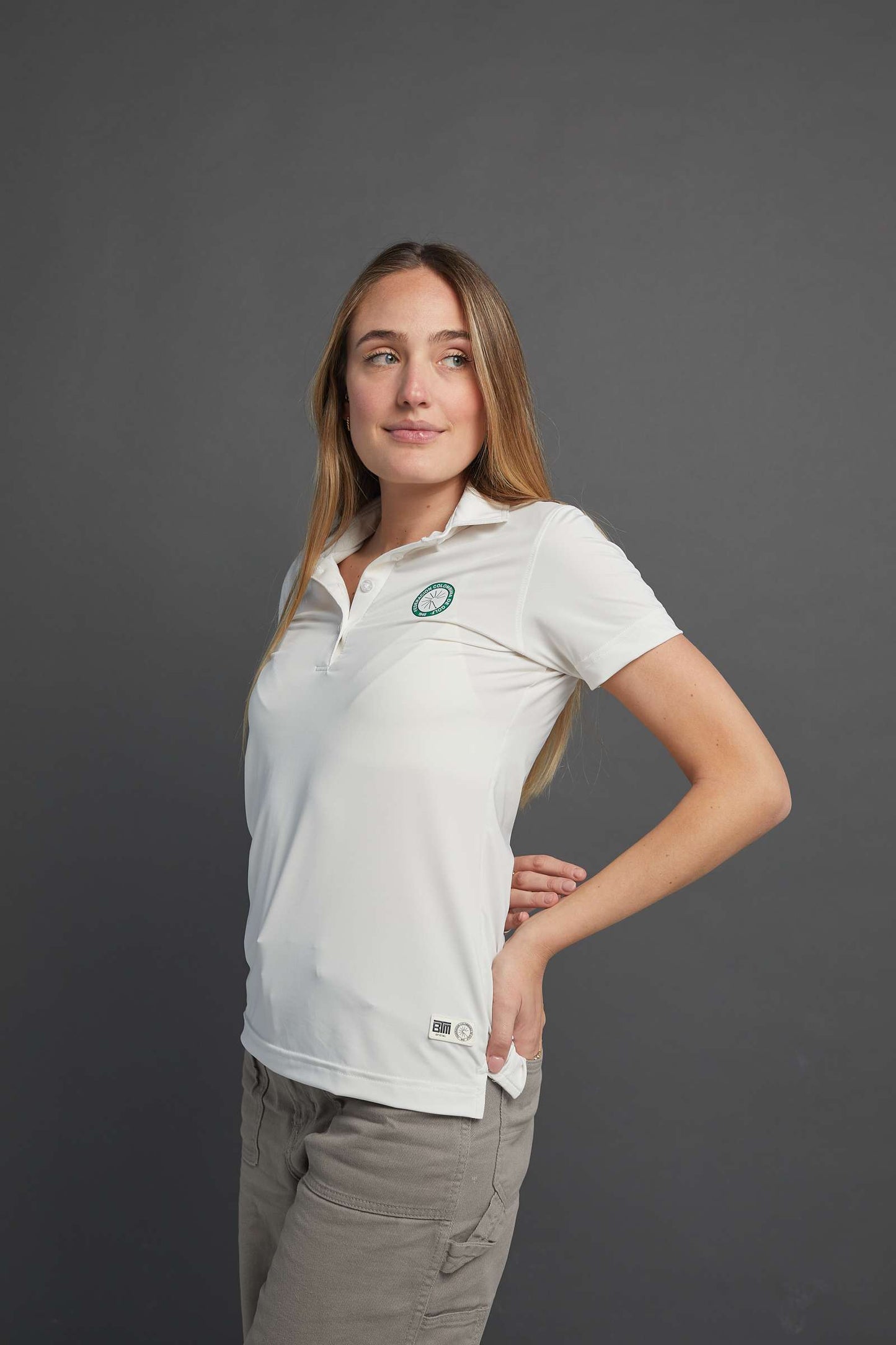 BTM x Fedegolf Official Women's White Polo