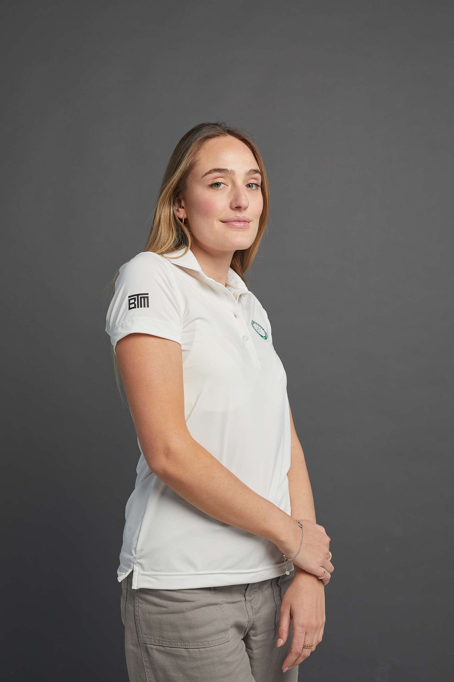 BTM x Fedegolf Official Women's White Polo
