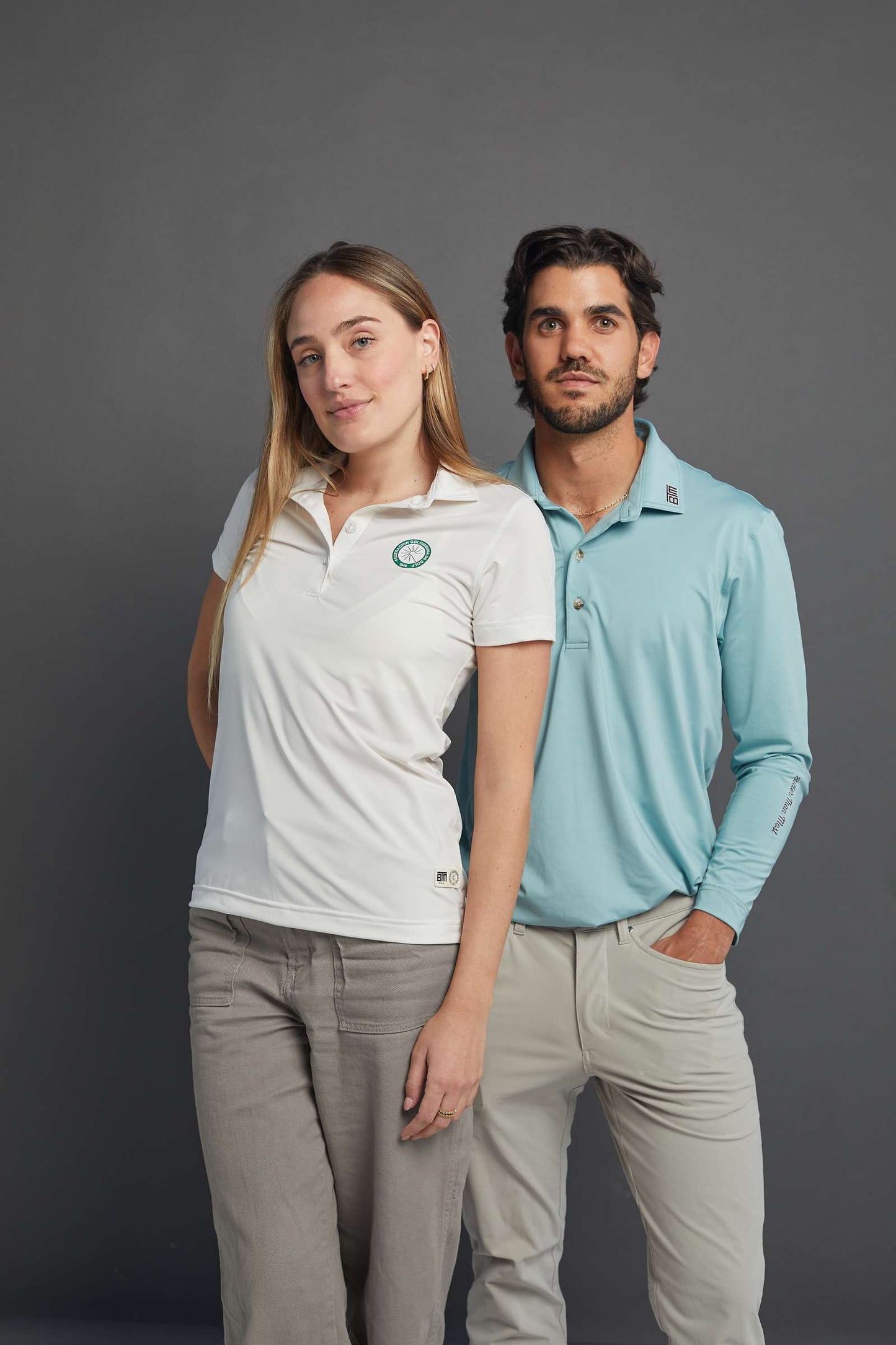 BTM x Fedegolf Official Women's White Polo
