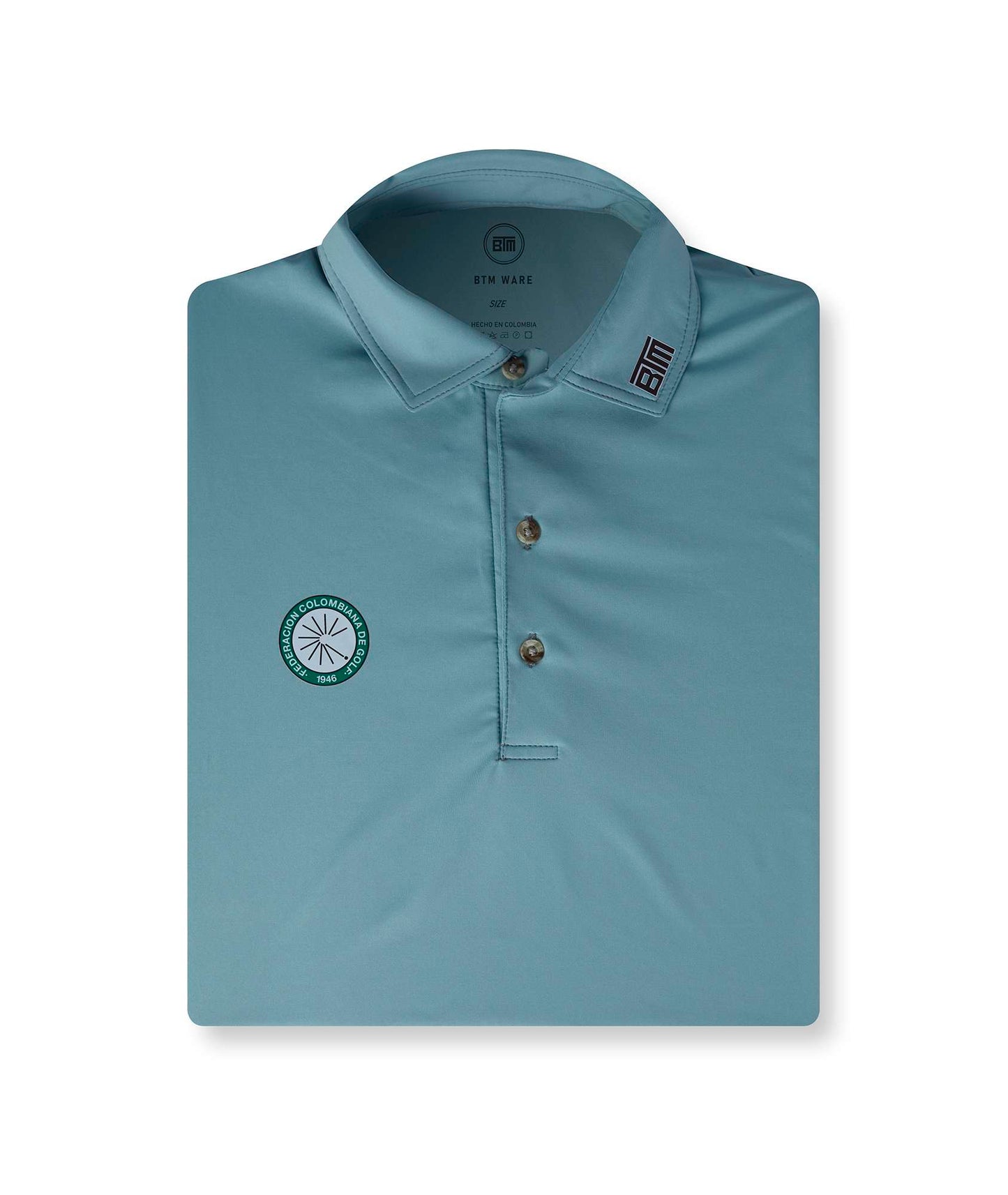 BTM x Fedegolf Official Women's Blue Polo