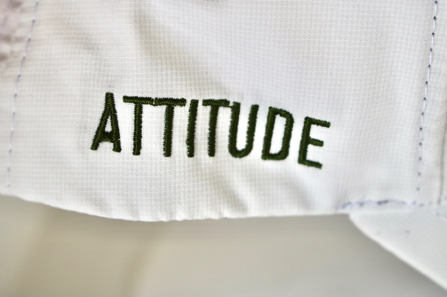 White Attitude Hat