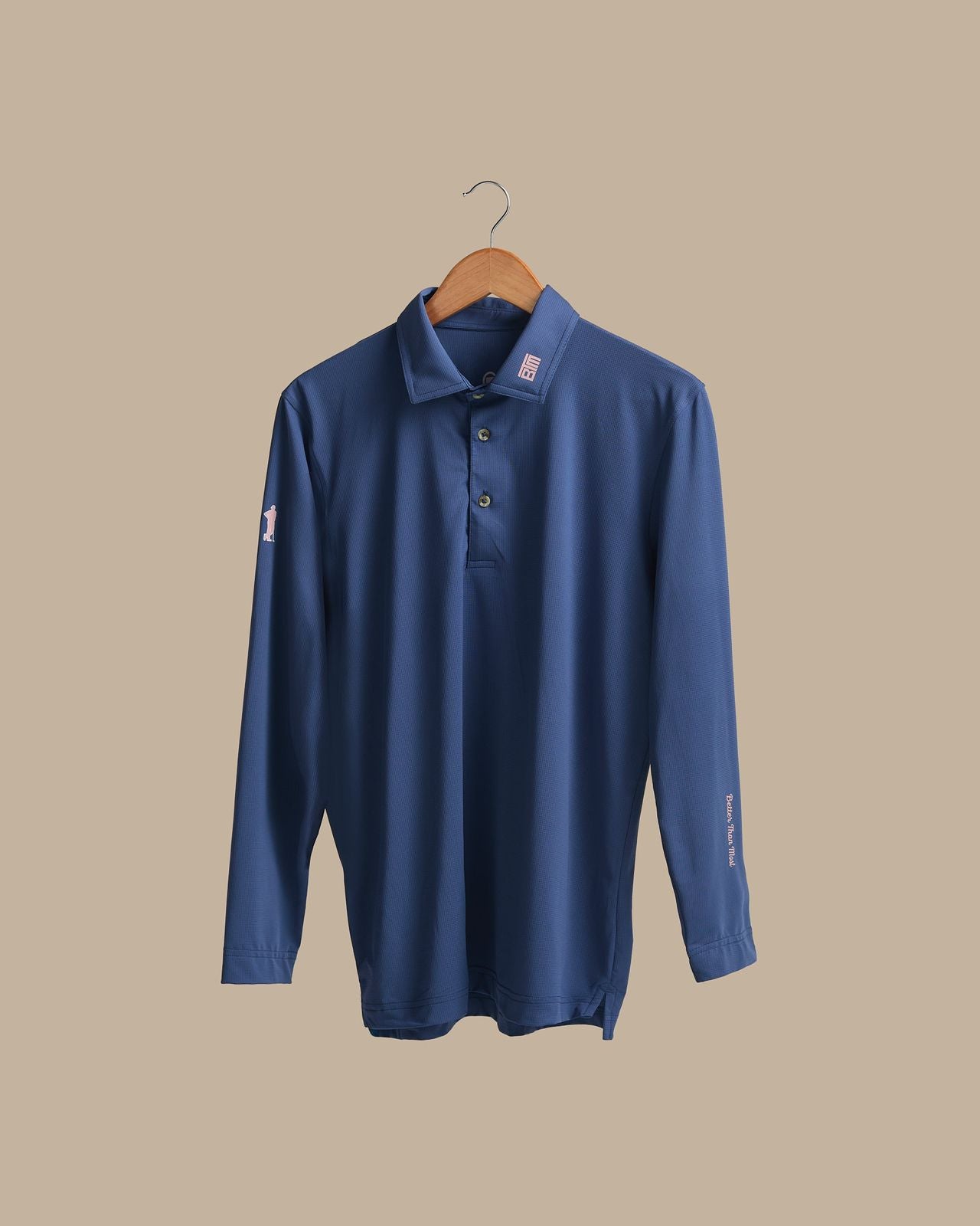 Polo Royal Blue de Manga Larga - BTM Golf Colombia