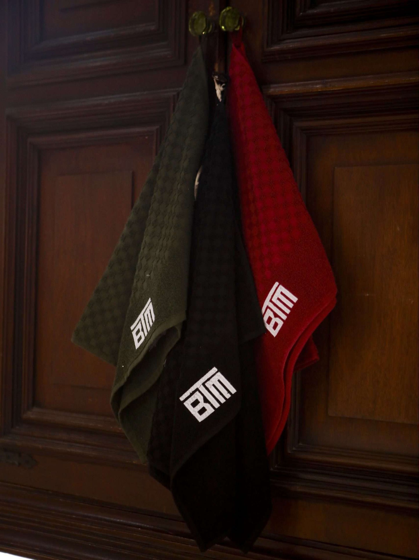 BTM Burgundy "Against Par" Golf Towel