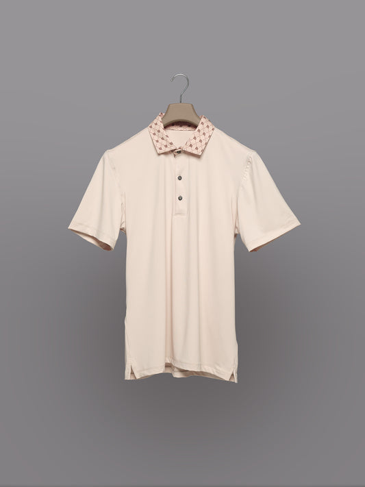 Polo de Golf para Hombre Camel de Manga Corta – Elegancia y Versatilidad – BTM Golf