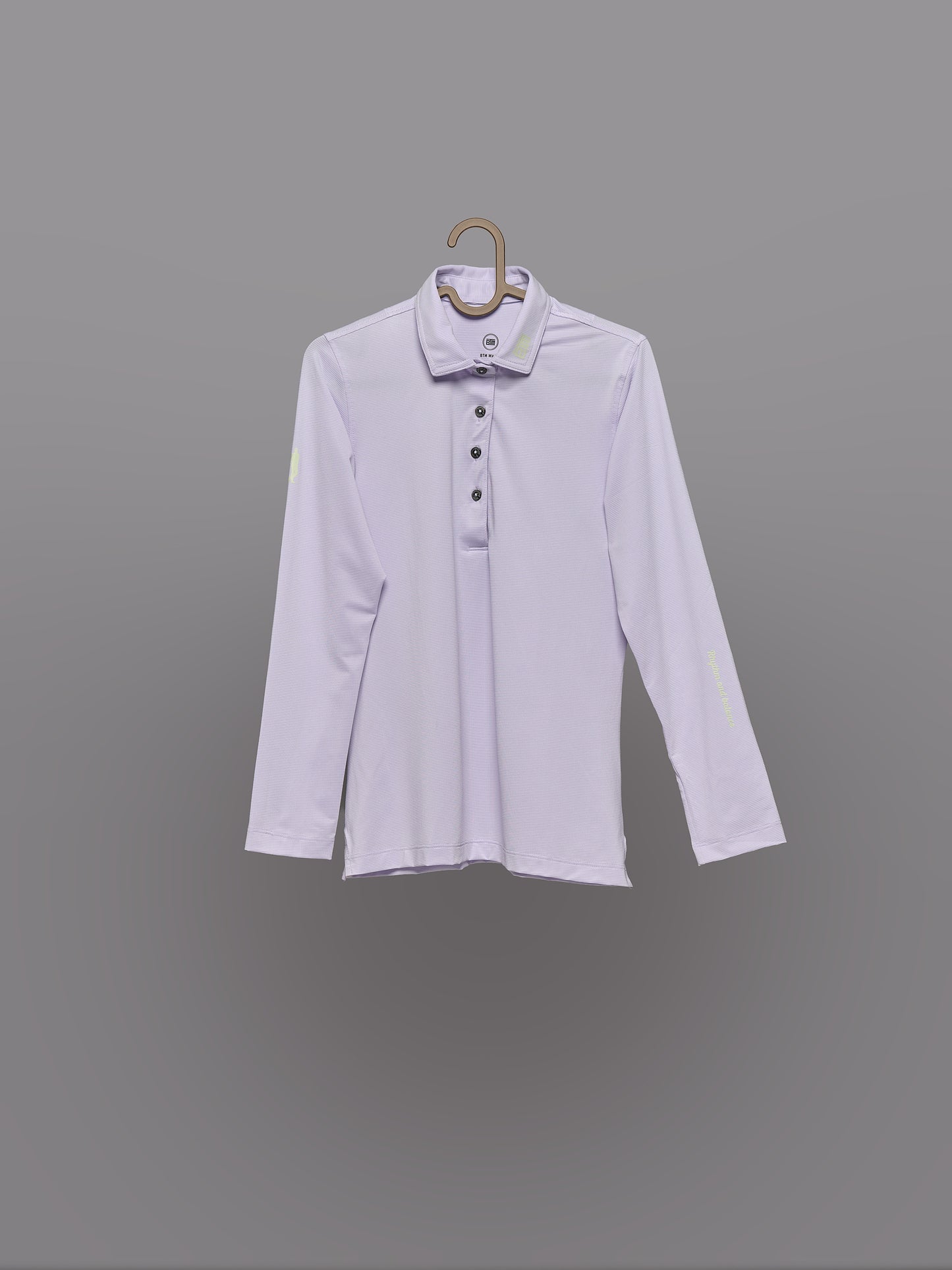 Polo de Golf Lila para Mujer – Manga Larga