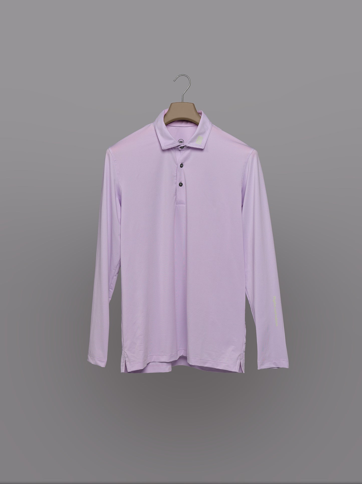 Polo de Golf para Hombre Lila – Manga Larga