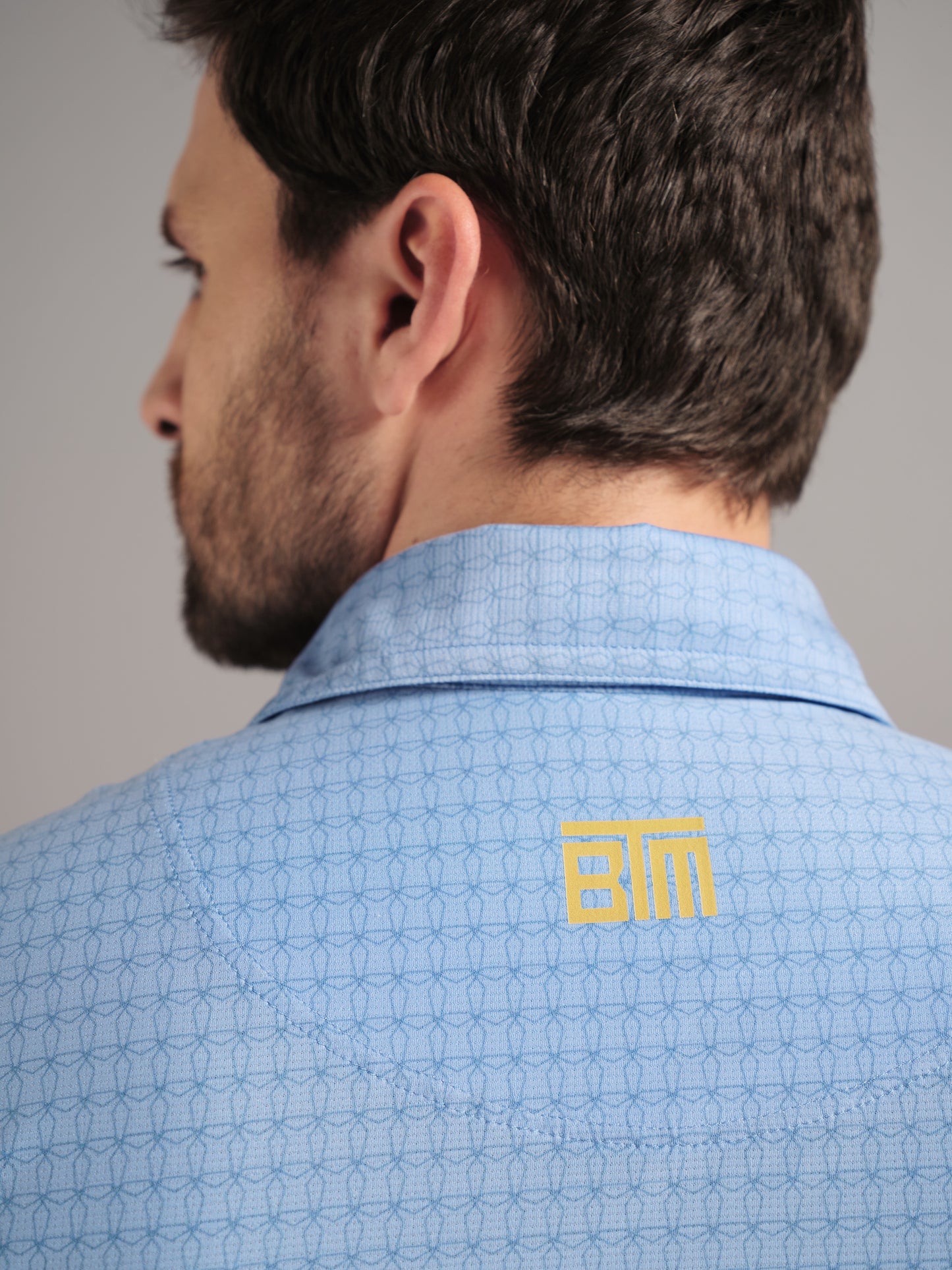 Polo de Golf para Hombre Azul Claro – Manga Corta