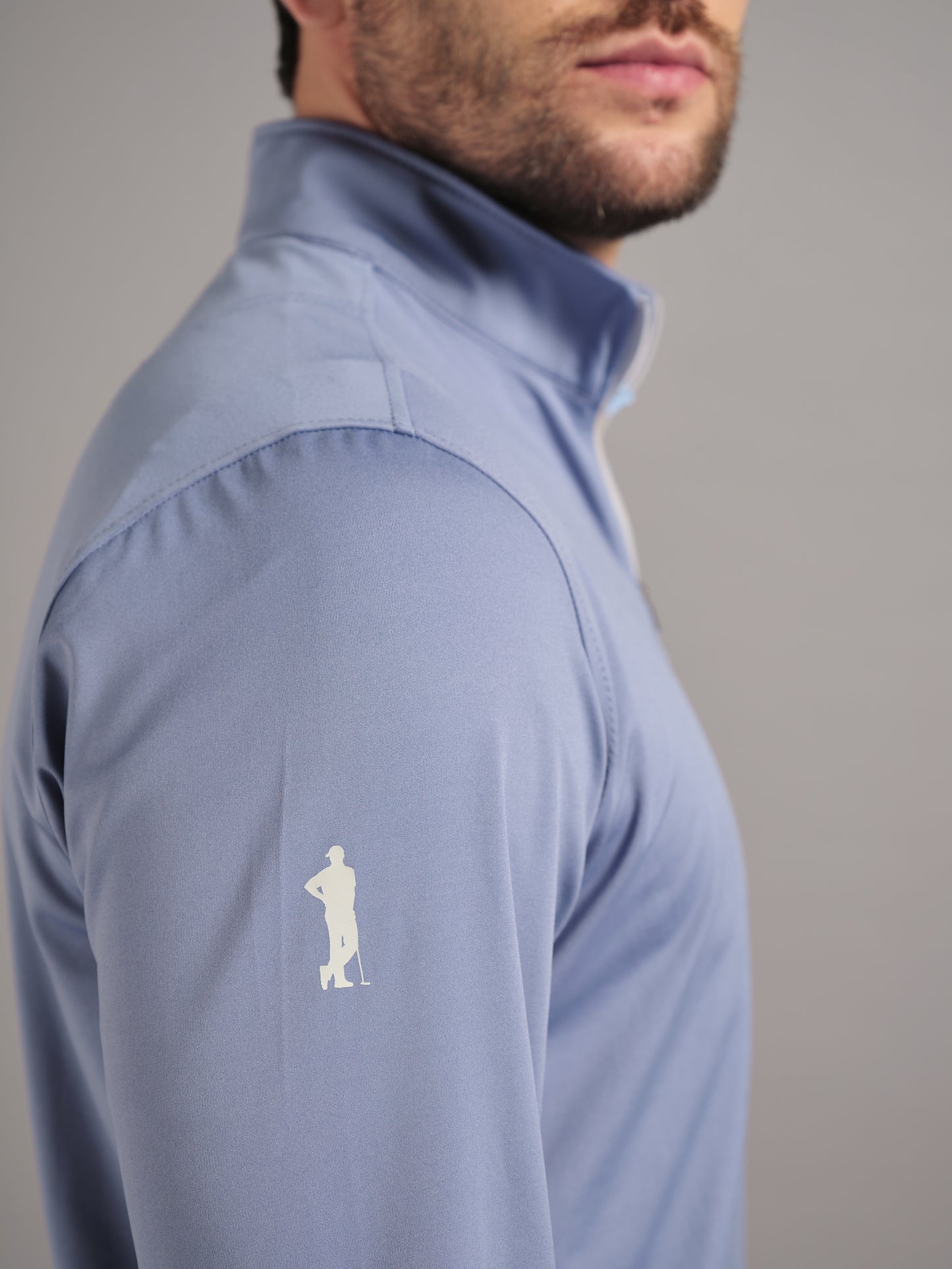 Pullover de Golf para Hombre Azul Clarito – Comodidad y Rendimiento – BTM Golf